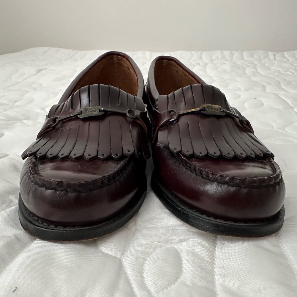 GH Bass Burgundy Loafers - Picture 4 of 6